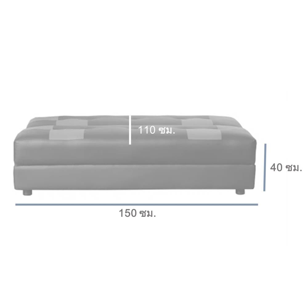โซฟาเบด AS FURNITURE DENHAAG PD สีเทาเข้ม