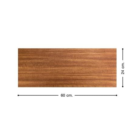 แผ่นชั้นไม้เมลามีน STACKO 60x24x1.6 ซม. ASIAN TEAK_6
