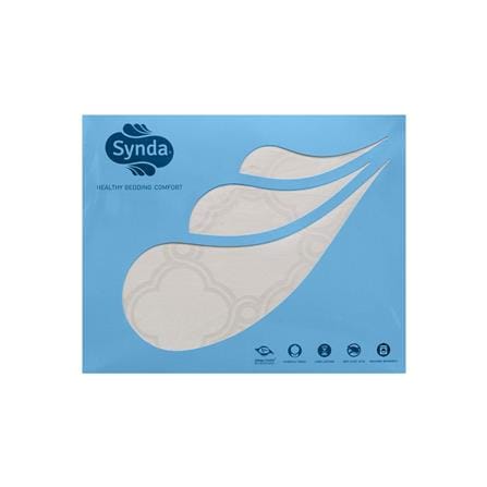ชุดผ้าปูที่นอน 5 ฟุต 3 ชิ้น SYNDA PATIOLA สี CREAM_3