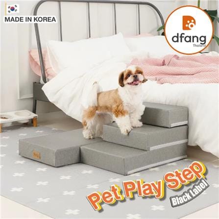 บันไดสัตว์เลี้ยง DFANG DFB28LG 38X70X40 ซม. สีเทาอ่อน_1