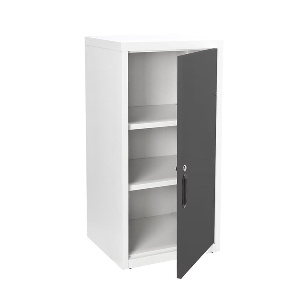 ตู้เหล็กบานเปิดทึบ KIOSK UDB-1 G1 สีขาว/เทา