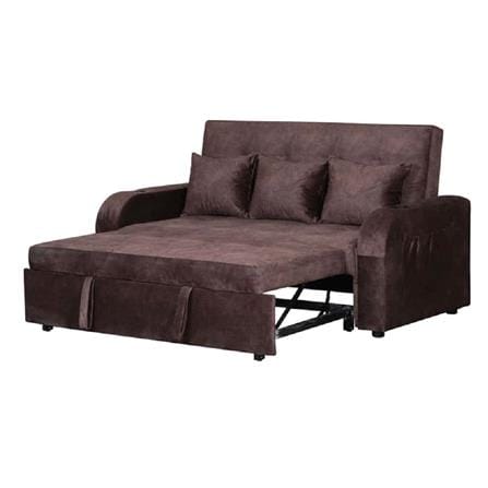 โซฟาเบด AS FURNITURE THANOS ผ้า สีน้ำตาล_1
