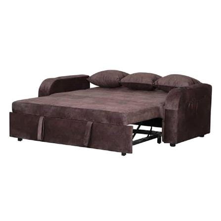 โซฟาเบด AS FURNITURE THANOS ผ้า สีน้ำตาล_2