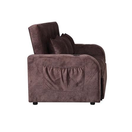 โซฟาเบด AS FURNITURE THANOS ผ้า สีน้ำตาล_3