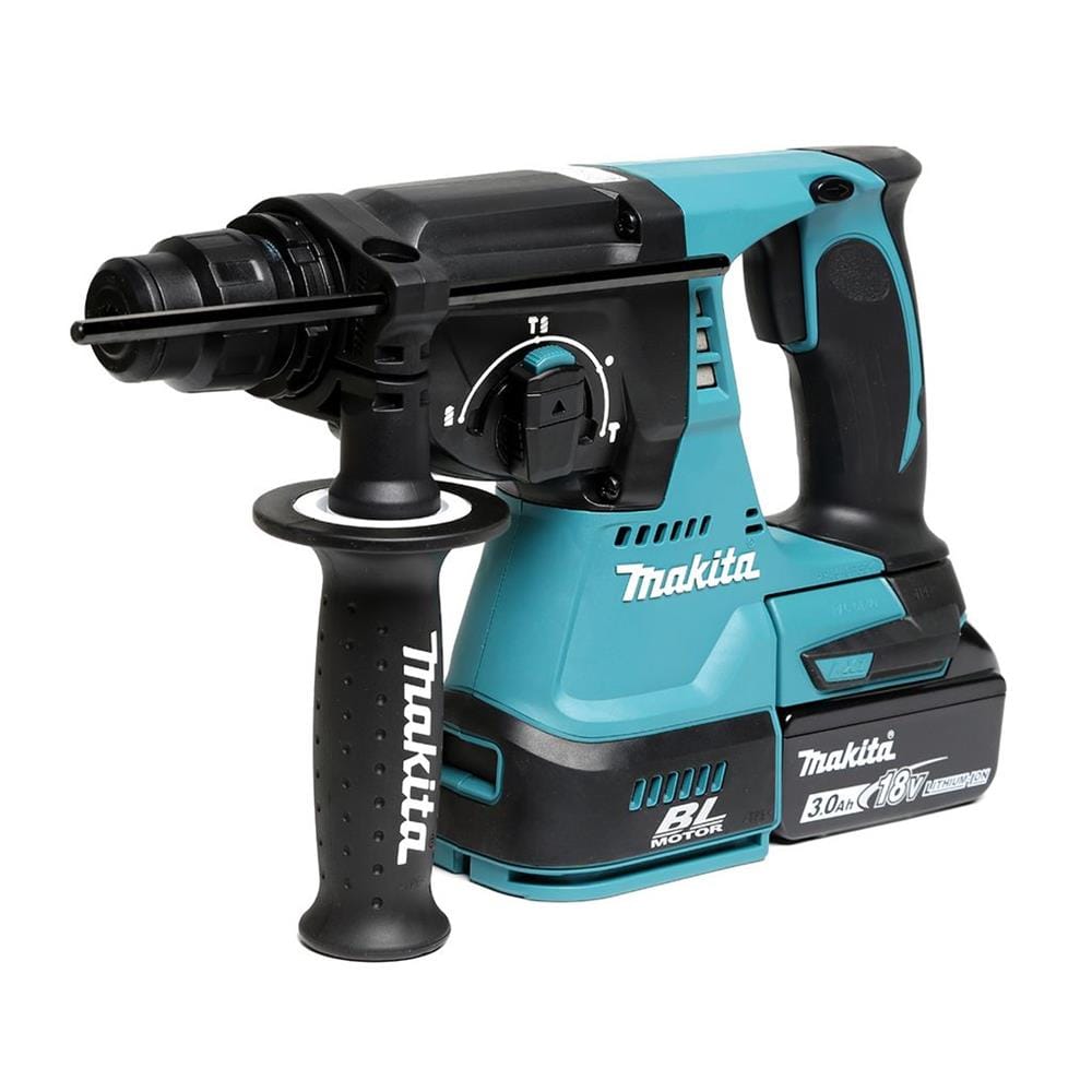 สว่านโรตารี่ไร้สาย (พร้อมแบตเตอรี่) MAKITA M011-DHR242RFE 24 มม. 18 โวลต์