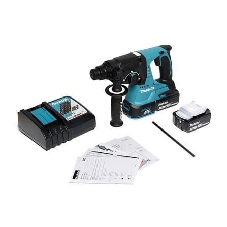 สว่านโรตารี่ไร้สาย (พร้อมแบตเตอรี่) MAKITA M011-DHR242RFE 24 มม. 18 โวลต์_0