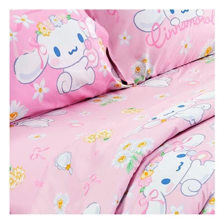 ชุดผ้าปูที่นอน 5 ฟุต 5 ชิ้น FOUNTAIN CINNAMOROLL 70107-FTC123_1