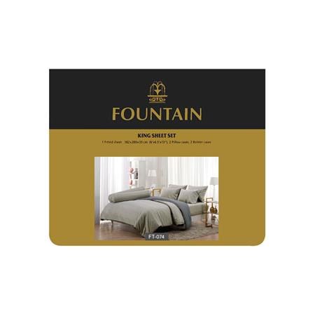 ชุดผ้าปูที่นอน 6 ฟุต 5 ชิ้น FOUNTAIN PRINTED 70106-FT074_3