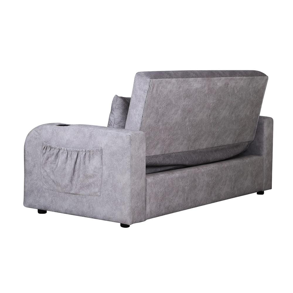 โซฟาเบด AS FURNITURE THANOS ผ้า สีเทา