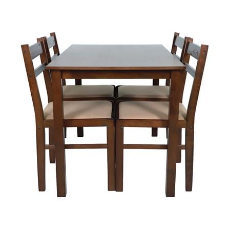ชุดโต๊ะอาหาร 4 ที่นั่ง FURDINI FALCON สีเวงเก้_2