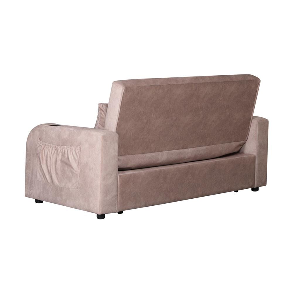 โซฟาเบด AS FURNITURE THANOS ผ้า สีครีม