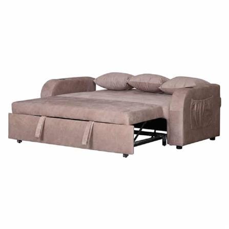 โซฟาเบด AS FURNITURE THANOS ผ้า สีครีม_2