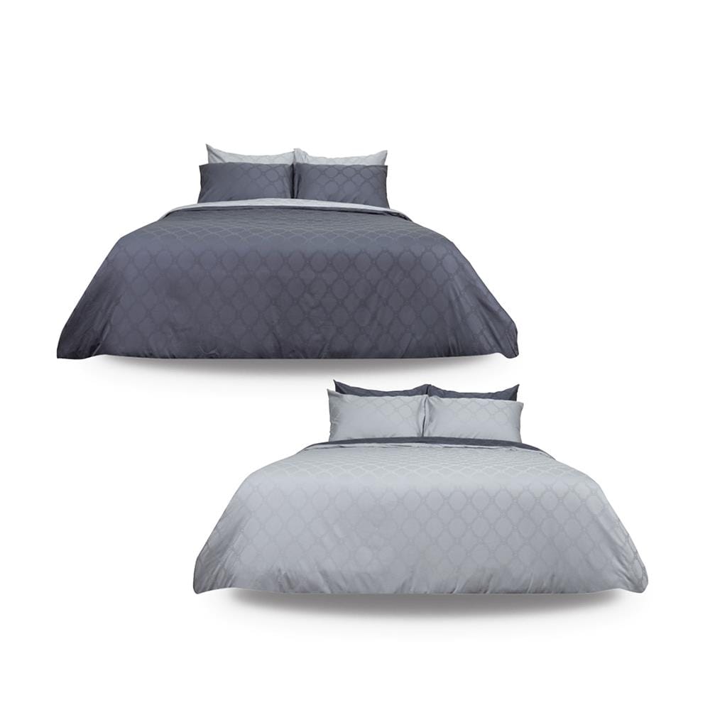 ปลอกผ้านวม SYNDA PATIOLA 100X90 นิ้ว สี GREY/LIGHT GREY