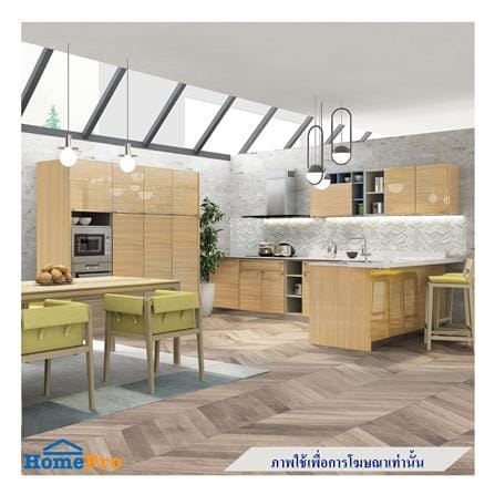 ตู้แขวนเดี่ยว KITZCHO LUCIDA 40x60 ซม. HONEY OAK_3