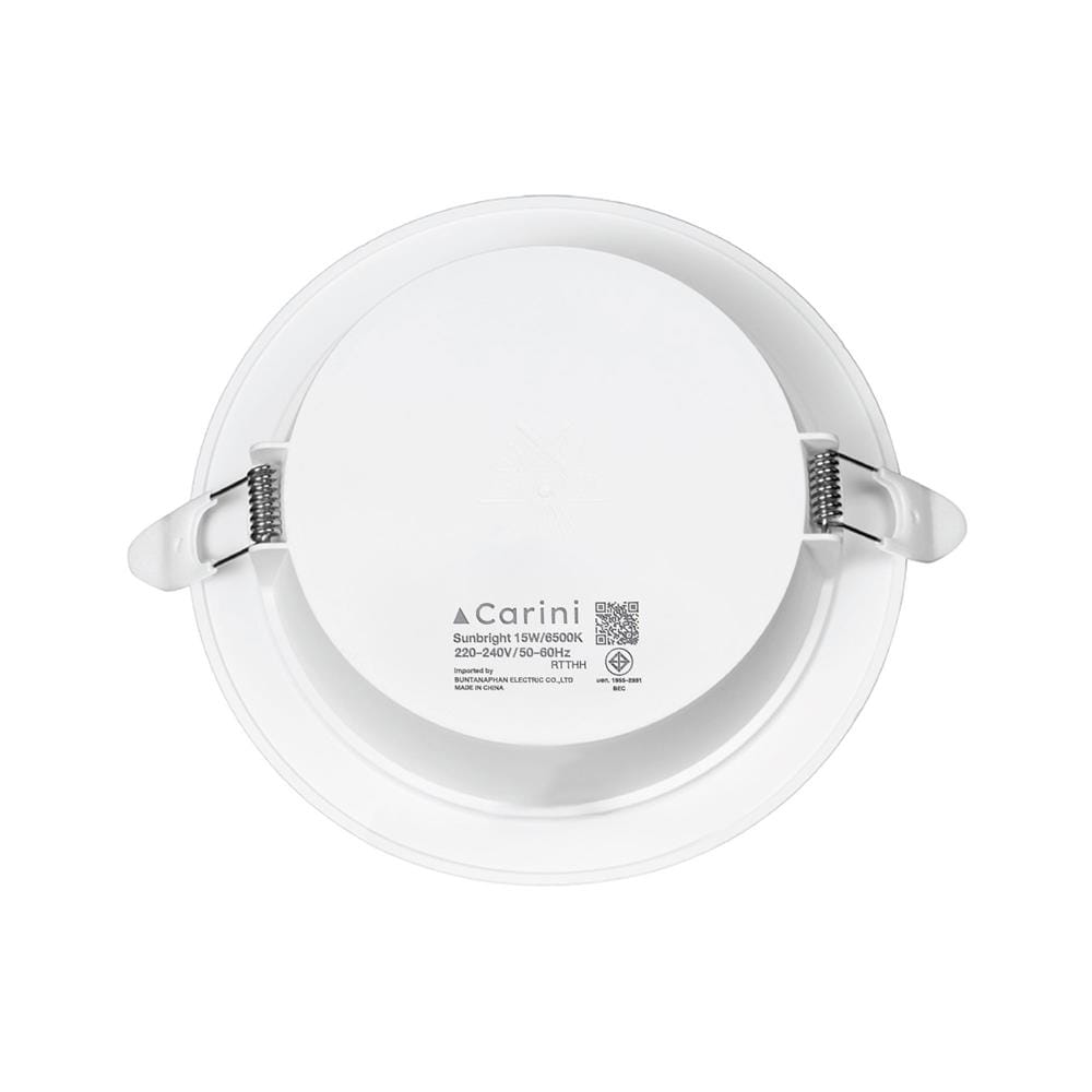 ดาวน์ไลท์ LED CARINI SUNBRIGHT 5.3 นิ้ว 15 วัตต์ DAYLIGHT สีขาว