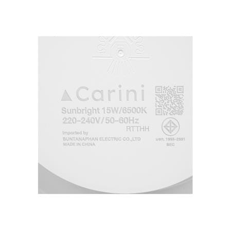 ดาวน์ไลท์ LED CARINI SUNBRIGHT 5.3 นิ้ว 15 วัตต์ DAYLIGHT สีขาว_6