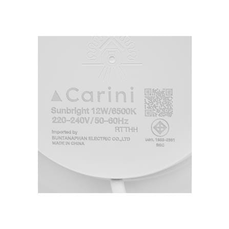 ดาวน์ไลท์ LED CARINI SUNBRIGHT 4.5 นิ้ว 12 วัตต์ DAYLIGHT สีขาว_6