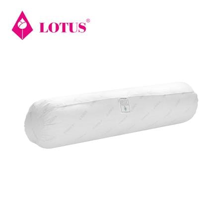 หมอนข้างสุญญากาศ ใยสังเคราะห์ LOTUS สีขาว_0