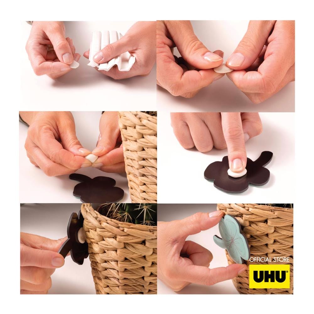 กาวดินน้ำมัน UHU PATAFIX สีขาว แพ็ก 80 ชิ้น
