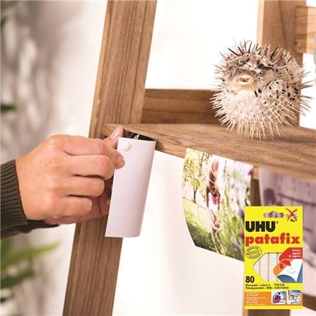 กาวดินน้ำมัน UHU PATAFIX สีขาว แพ็ก 80 ชิ้น_3