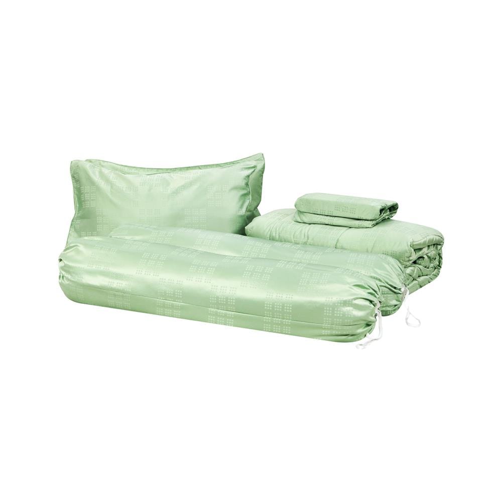 ชุดผ้าปูที่นอน 5 ฟุต 6 ชิ้น HOME LIVING STYLE TANGLE สีเขียว