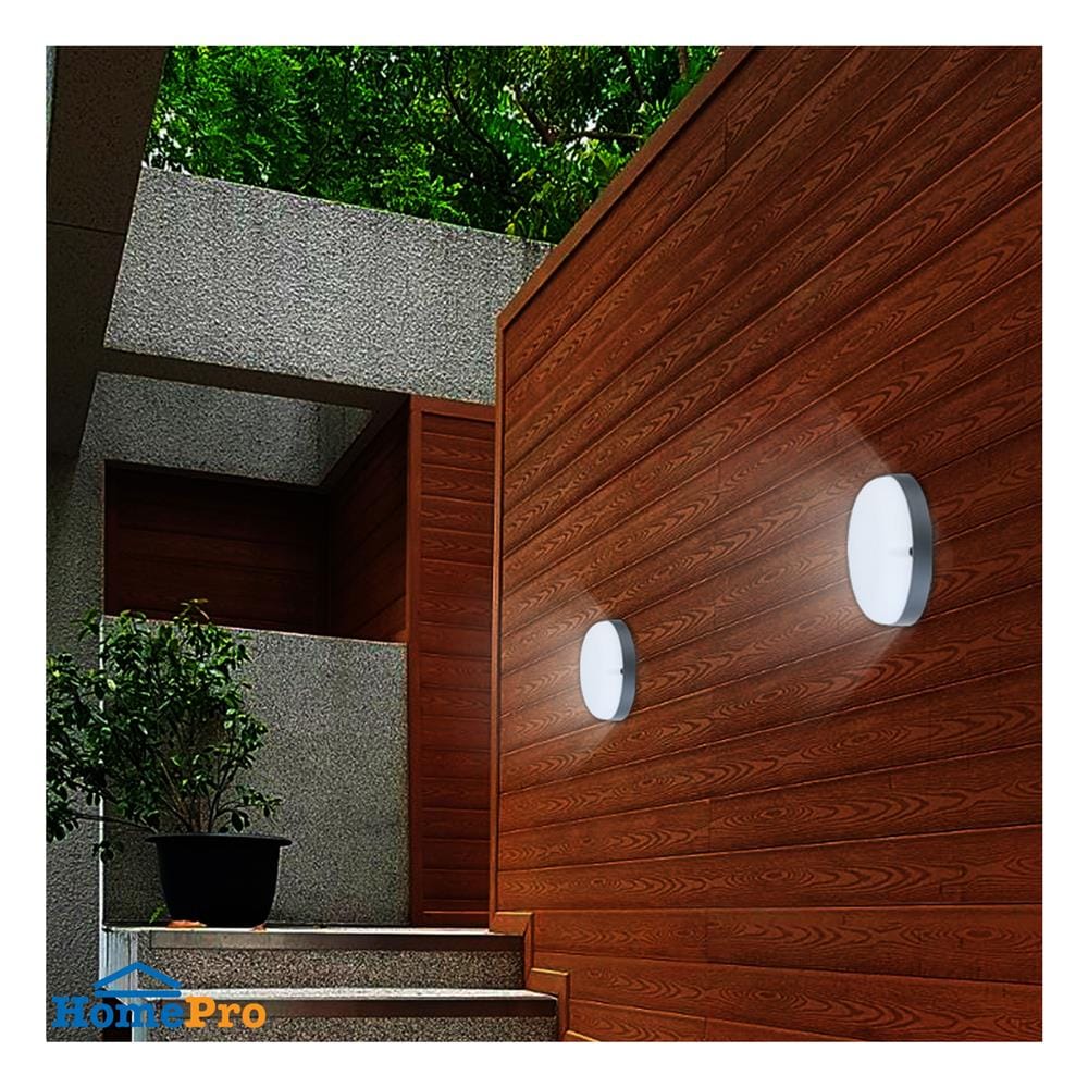 ไฟผนังภายนอก LED LUMAX 65-A0444 20 วัตต์ DAYLIGHT/COOL WHITE/WARM WHITE สีดำ