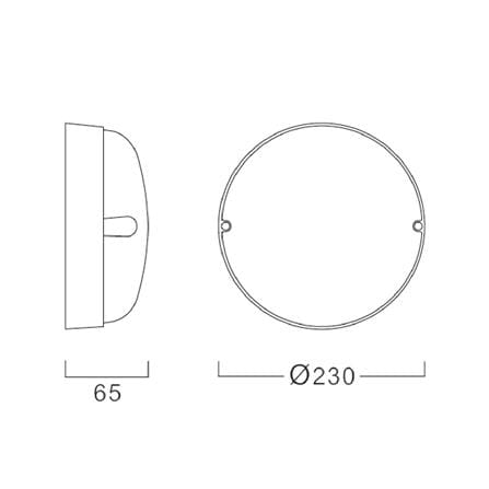 ไฟผนังภายนอก LED LUMAX 65-A0444 20 วัตต์ DAYLIGHT/COOL WHITE/WARM WHITE สีดำ_6