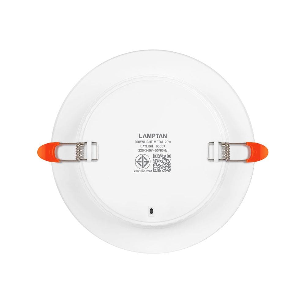 ดาวน์ไลท์ LED LAMPTAN METAL 7.28 นิ้ว 20 วัตต์ DAYLIGHT สีขาว