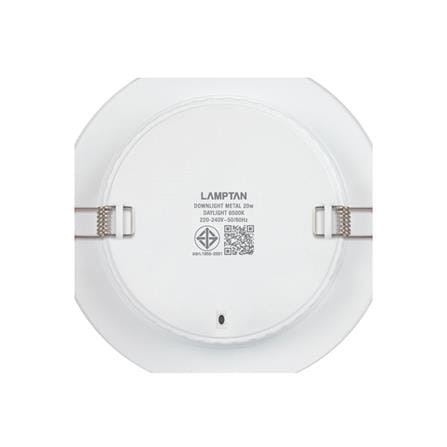 ดาวน์ไลท์ LED LAMPTAN METAL 7.28 นิ้ว 20 วัตต์ DAYLIGHT สีขาว_5