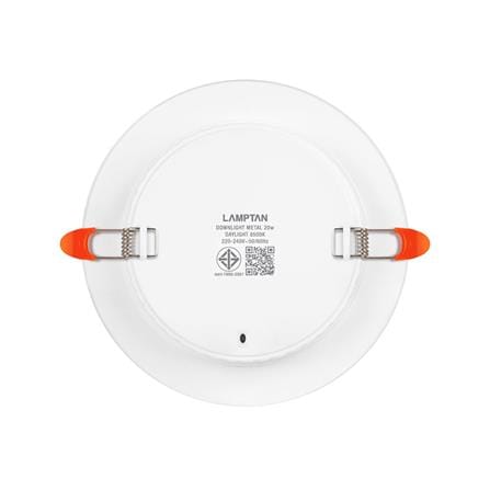ดาวน์ไลท์ LED LAMPTAN METAL 7.28 นิ้ว 20 วัตต์ DAYLIGHT สีขาว_2