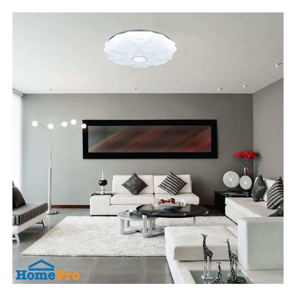 ไฟเพดาน LED LAMPTAN BOTAN 19 นิ้ว 50 วัตต์ DAYLIGHT/COOL WHITE/WARM WHITE สีขาว