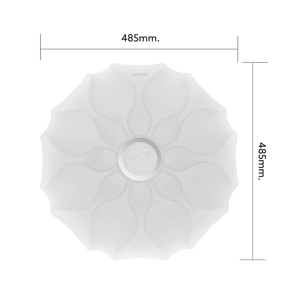 ไฟเพดาน LED LAMPTAN BOTAN 19 นิ้ว 50 วัตต์ DAYLIGHT/COOL WHITE/WARM WHITE สีขาว