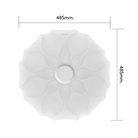 ไฟเพดาน LED LAMPTAN BOTAN 19 นิ้ว 50 วัตต์ DAYLIGHT/COOL WHITE/WARM WHITE สีขาว_5