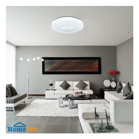 ไฟเพดาน LED LAMPTAN GLITTER 19 นิ้ว 50 วัตต์ DAYLIGHT/COOL WHITE/WARM WHITE สีขาว_4