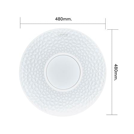 ไฟเพดาน LED LAMPTAN GLITTER 19 นิ้ว 50 วัตต์ DAYLIGHT/COOL WHITE/WARM WHITE สีขาว_5