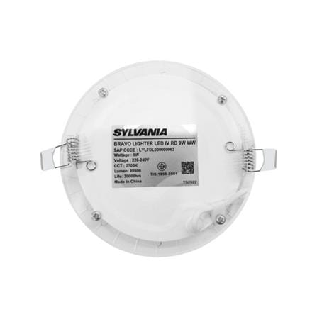 ดาวน์ไลท์ LED SYLVANIA BRAVO LIGHTER 5 นิ้ว 9 วัตต์ WARM WHITE สีขาว_2