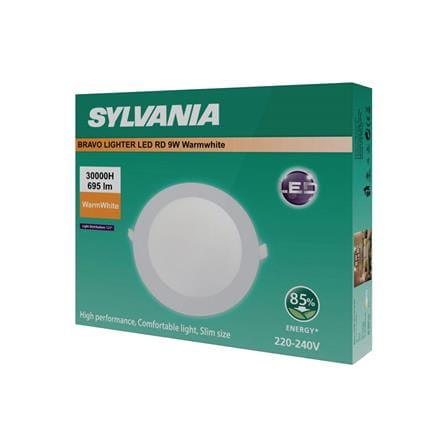 ดาวน์ไลท์ LED SYLVANIA BRAVO LIGHTER 5 นิ้ว 9 วัตต์ WARM WHITE สีขาว_3