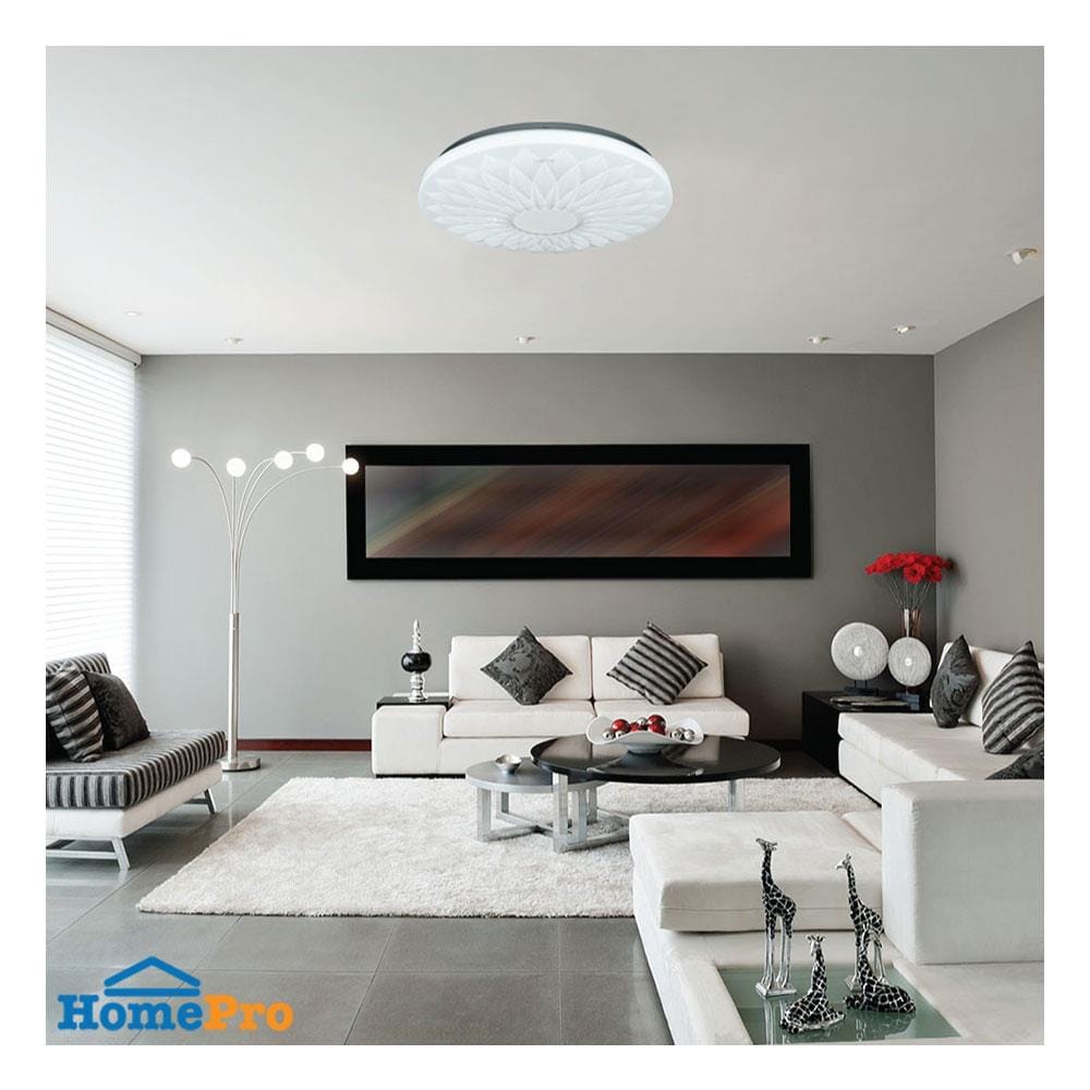 ไฟเพดาน LED LAMPTAN HANA 19 นิ้ว 50 วัตต์ DAYLIGHT/COOL WHITE/WARM WHITE สีขาว
