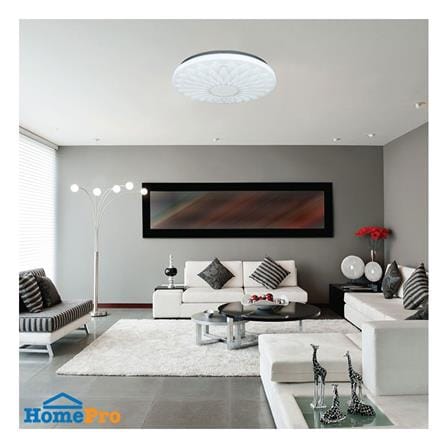 ไฟเพดาน LED LAMPTAN HANA 19 นิ้ว 50 วัตต์ DAYLIGHT/COOL WHITE/WARM WHITE สีขาว_4
