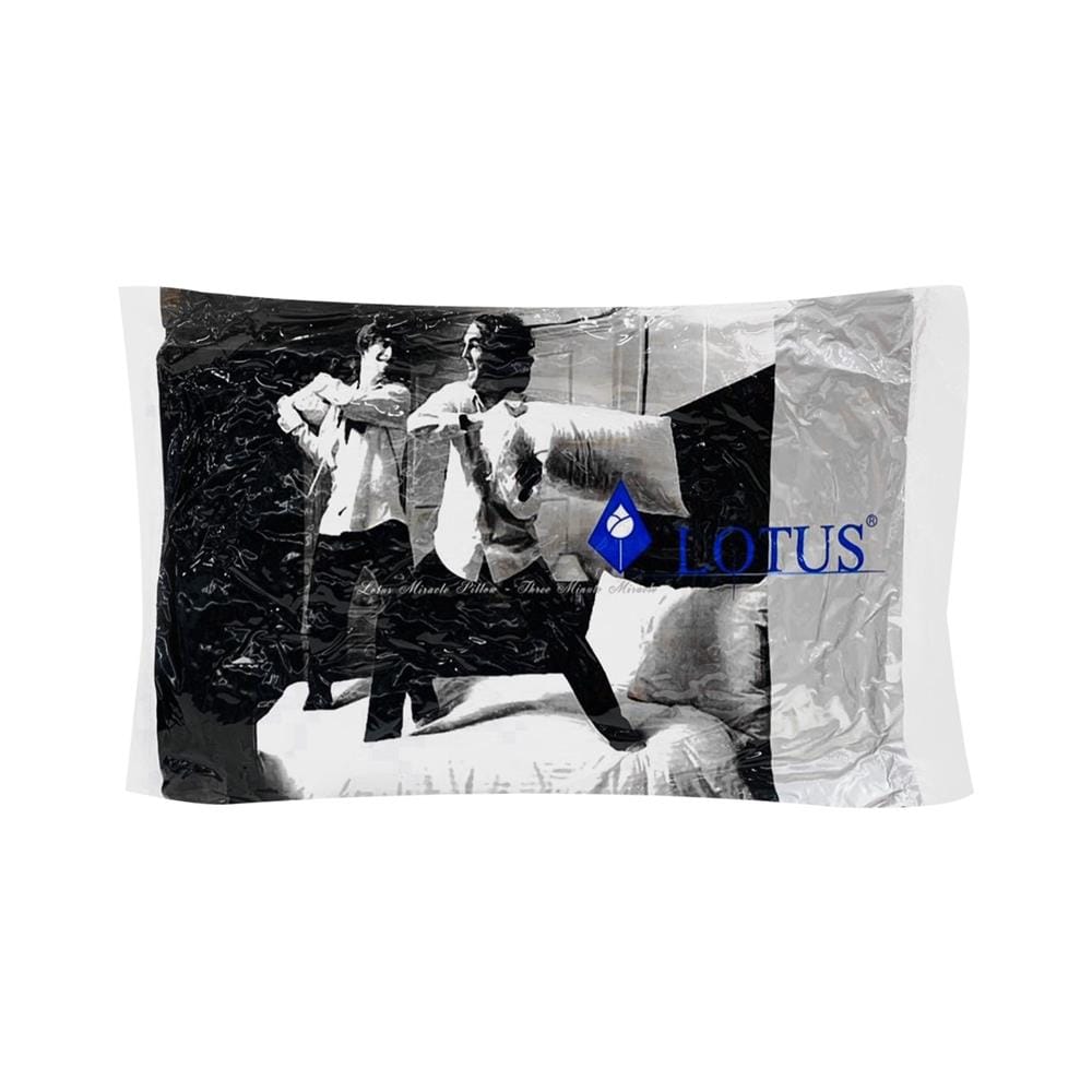 หมอนหนุนสุญญากาศ LOTUS 20x30 นิ้ว สีขาว