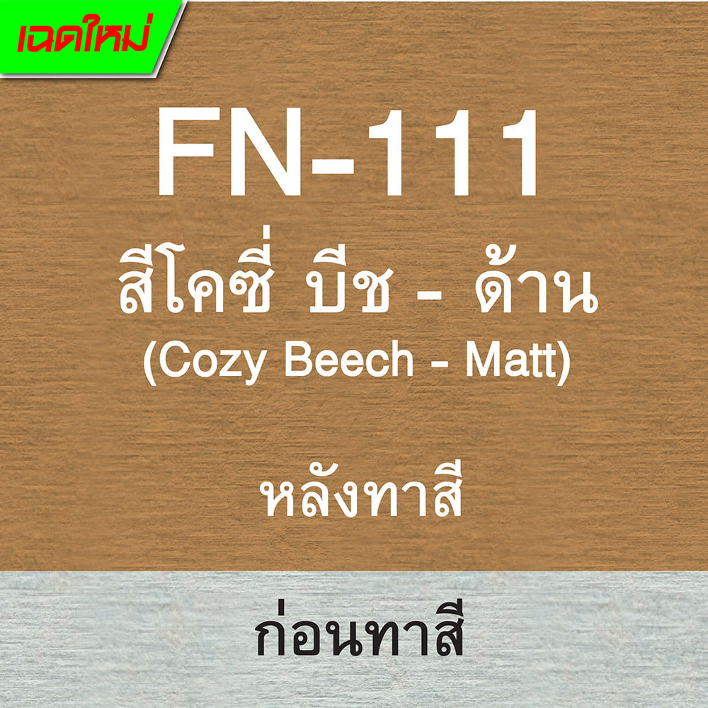 สีทาไม้ฝาไฟเบอร์ซีเมนต์ ชนิดด้าน WOODTECT FN-111 สี COZY BEACH 1 แกลลอน