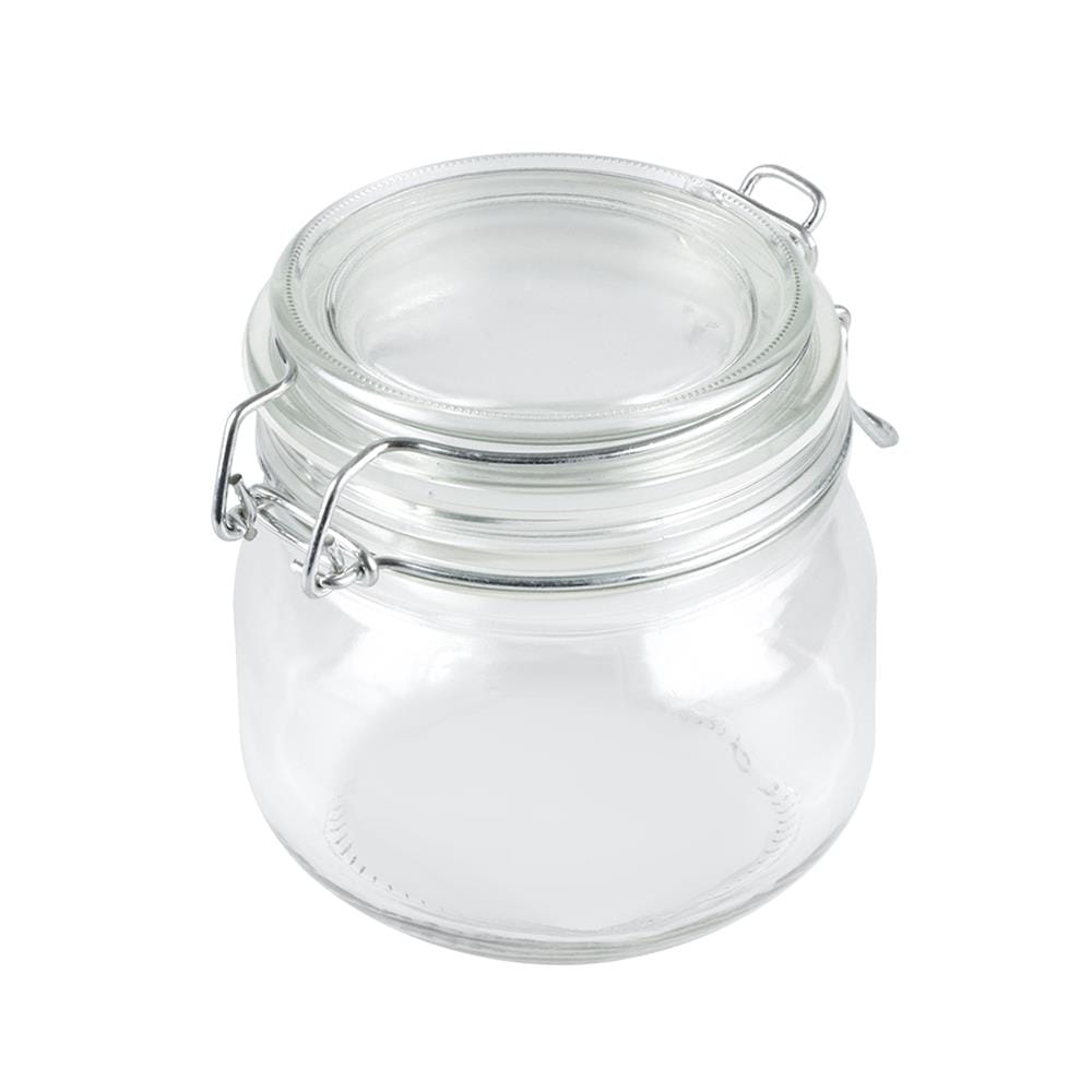 ขวดโหลแก้วฝาสปริง KECH CLEAR 0.6 ลิตร