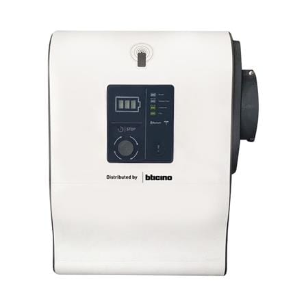 เครื่องชาร์จรถยนต์ไฟฟ้า (ไม่รวมติดตั้ง) EV BTICINO 22 KW M3 1P สีขาว_1