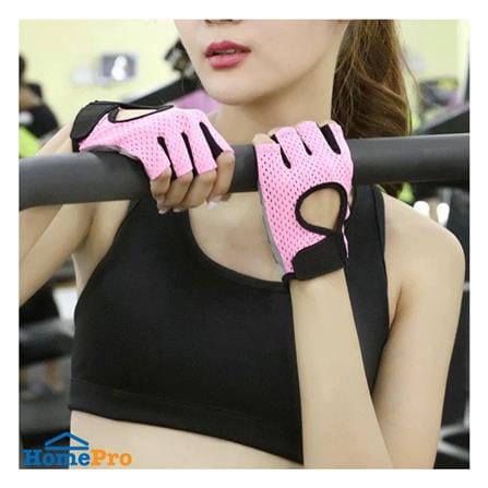 ถุงมือออกกำลังกาย N-ACTIVE SIZE L สีชมพู_5