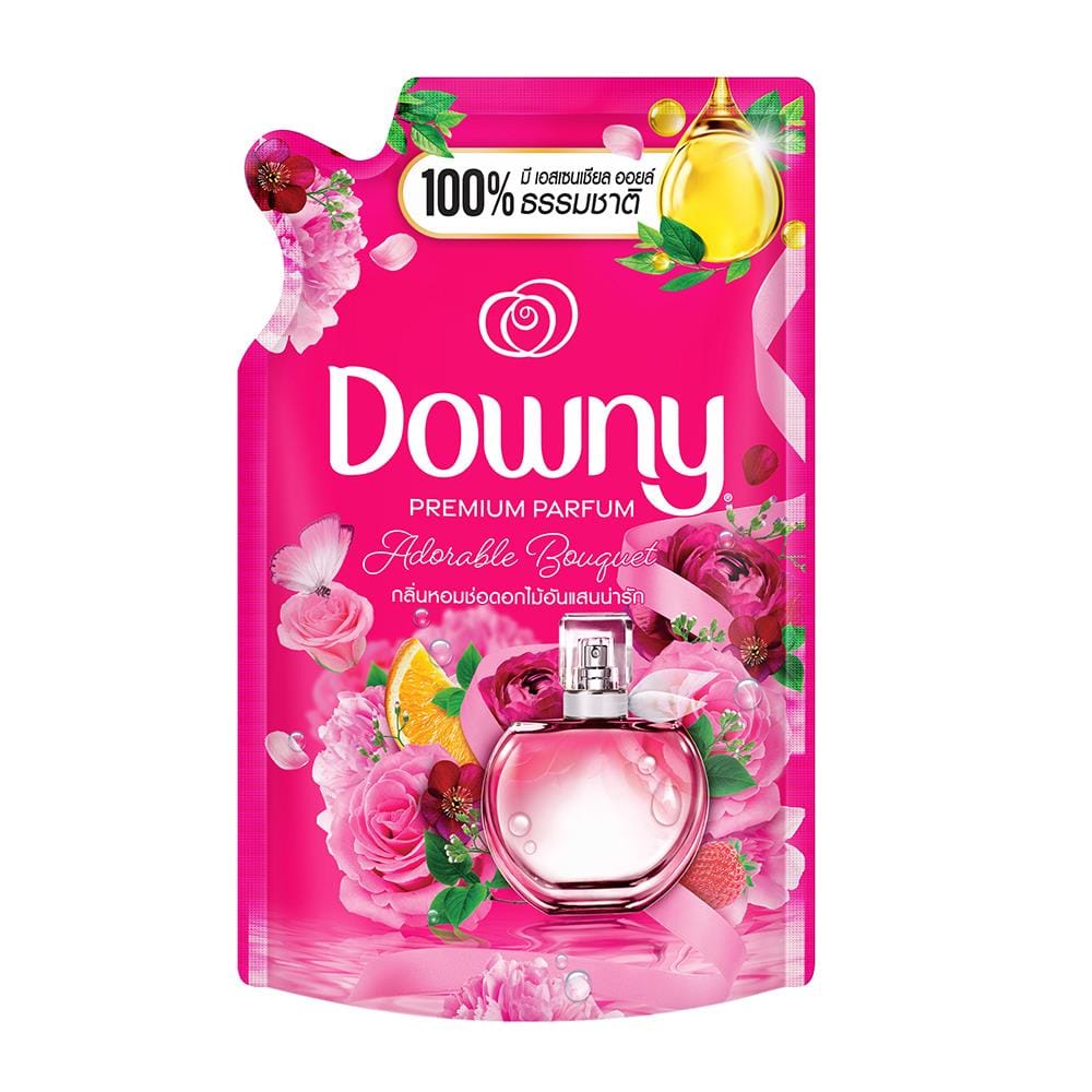 รีฟิลน้ำยาปรับผ้านุ่ม DOWNY PREMIUM PARFUM 450ML กลิ่นหอมช่อดอกไม้อันแสนน่ารัก (แพ็ก 2แถม1)