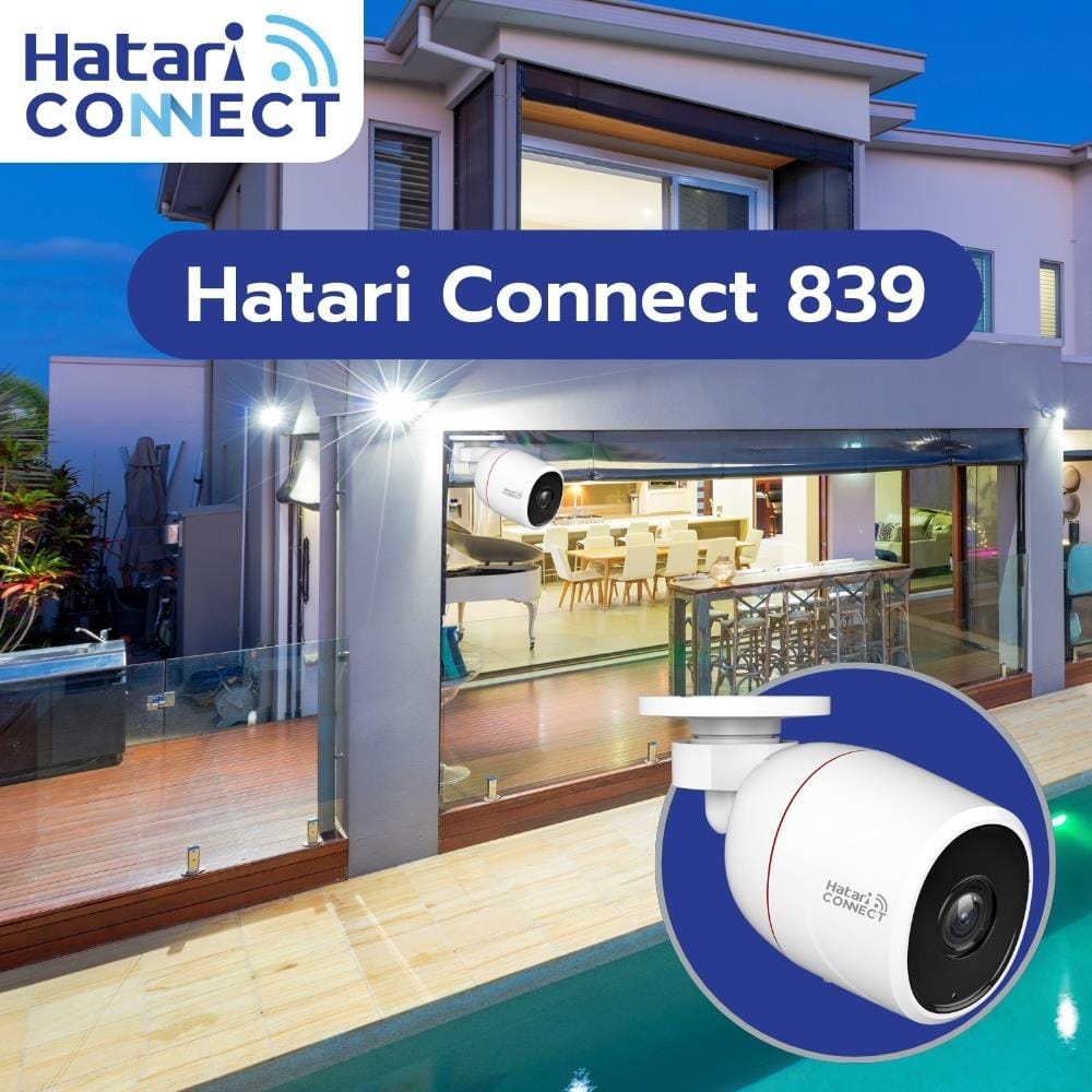 กล้องวงจรปิดภายนอก HATARI CONNECT 839 2 ล้านพิกเซล