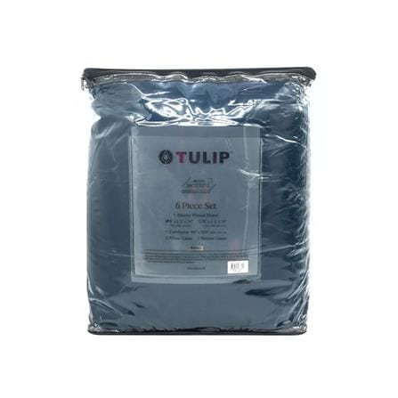 ชุดผ้าปูที่นอน 6 ฟุต 6 ชิ้น TULIP MICRO JQ 02181-TJ002_3