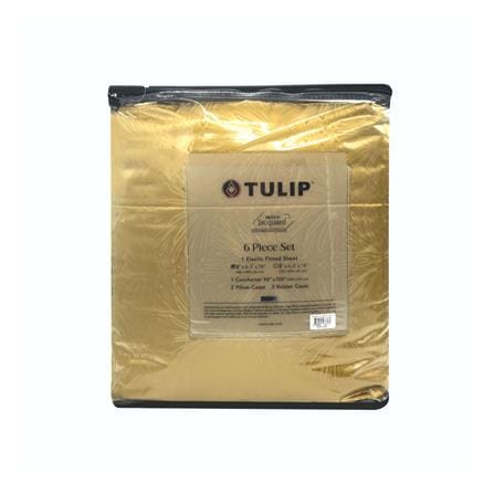 ชุดผ้าปูที่นอน 6 ฟุต 6 ชิ้น TULIP MICRO JQ 02181-TJ005_3