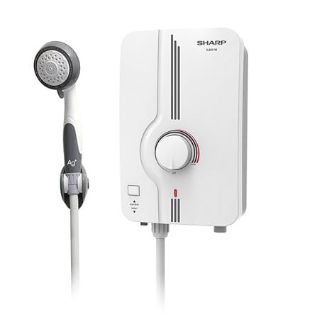 เครื่องทำน้ำอุ่น SHARP WH-38 AG 3800 วัตต์ สีขาว_0