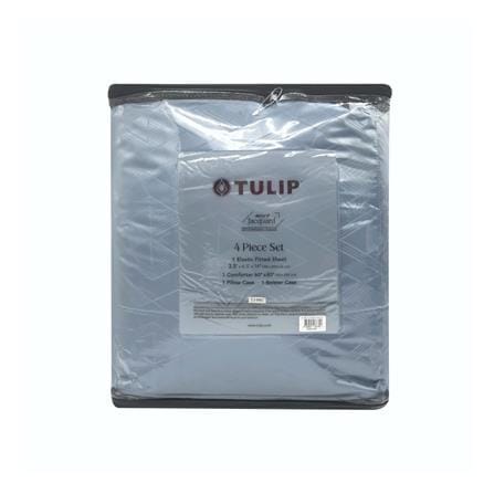 ชุดผ้าปูที่นอน 3.5 ฟุต 4 ชิ้น TULIP MICRO JACQUARD 02185-TJ007_3